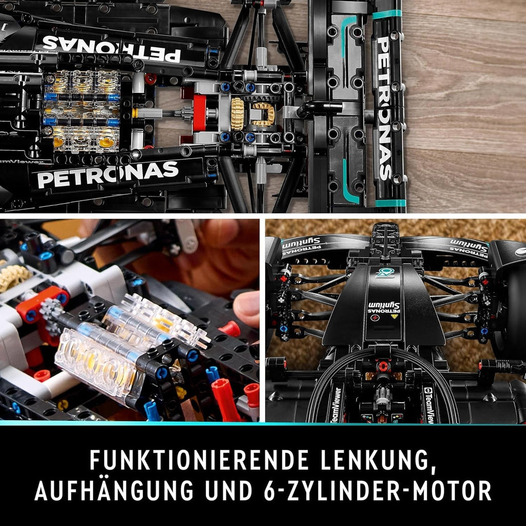 Set de performanță LEGO Technic Mercedes-Amg F1 W14 E pentru adulți, model de mașină de curse la scară, obiecte de colecție pentru casă sau birou, cadouri Formula 1 pentru bărbați, femei 42171 Seturi de constructie Besuche den LEGO-Store