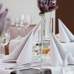 Papstar, 50 de șervețele "ROYAL Collection" 1/4 fold 40 Cm X 40 Cm șampanie "Elegance", #86497