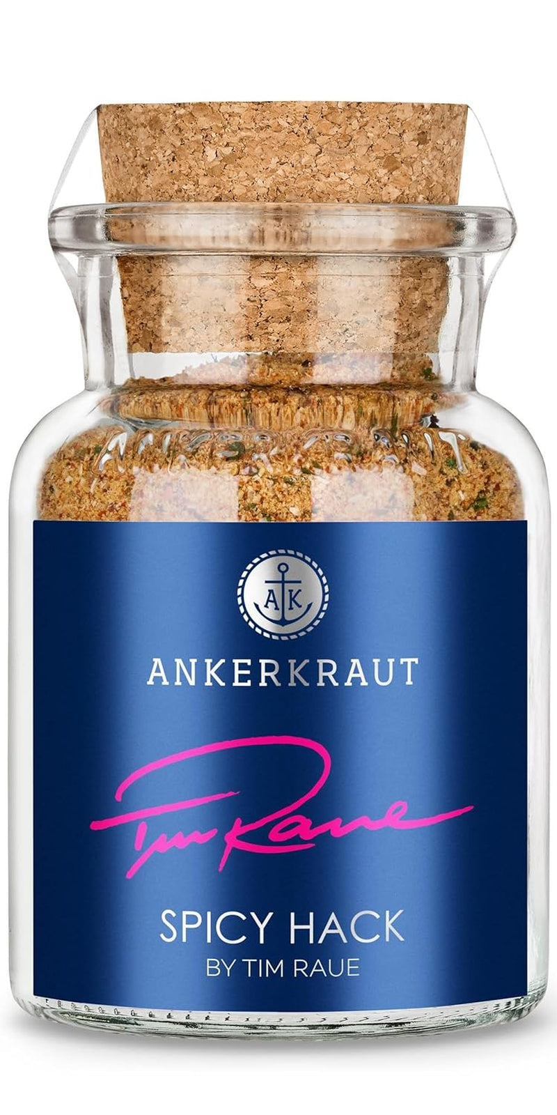 Tim Raue Ankerkraut Smoky Fries, Mischung würzender Ingredient für Pommes Frites, Gourmet Pommes mit Rauch-Aroma, 145 g Korkenglasban