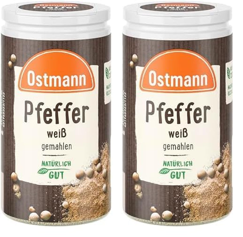 Ostmann Pfeffer weiß gemahlen, 45 g