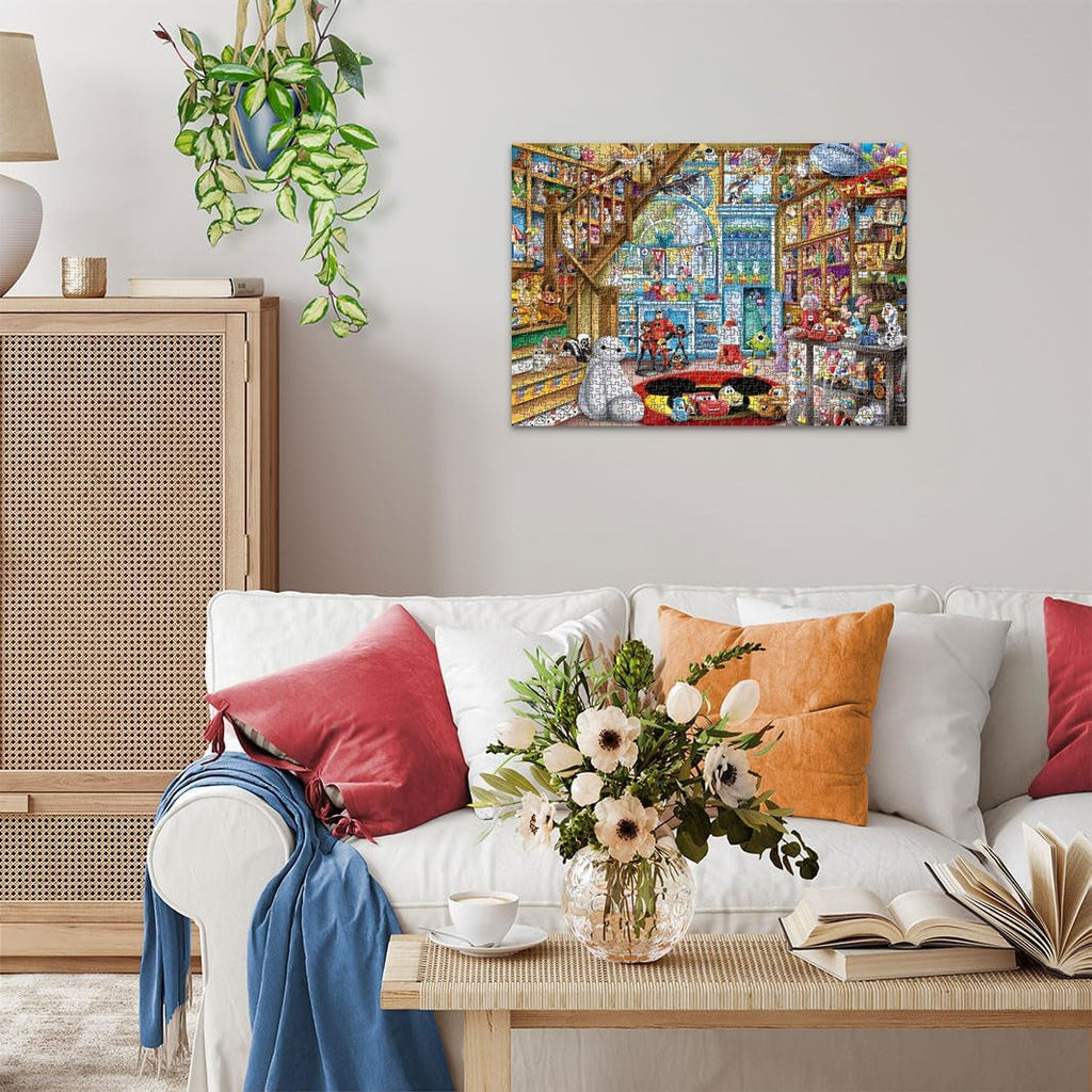 Ravensburger Puzzle 12000527 - În magazinul de jucării - Puzzle Disney de 1000 de piese pentru adulți și copii de la 14 ani Puzzle Naty Shop