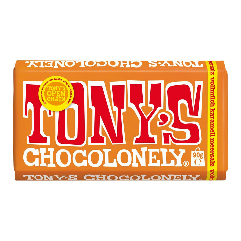 Tony's Chocolonely - Étcsokoládé mandulával és tengeri sóval 90g