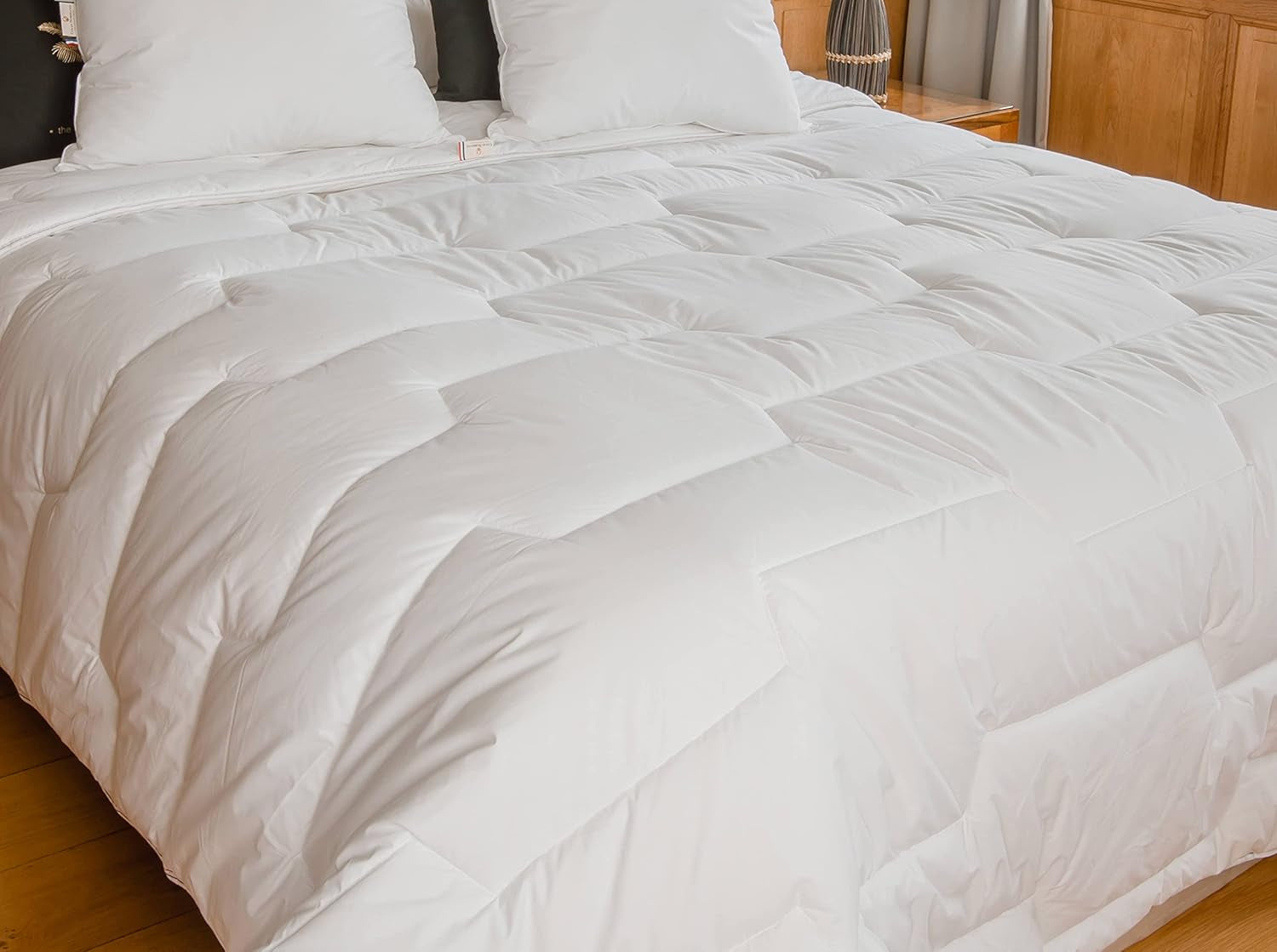 Paplan 140 X 200 cm | Organikus pamut és merinó gyapjú | Meleg Mosógépben 30°C-on mosható Paplanok és paplanok Naty Shop