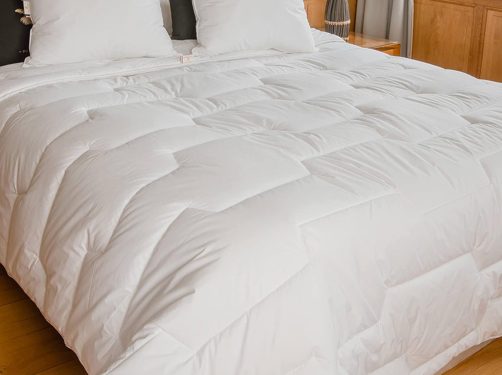 Paplan 140 X 200 cm | Organikus pamut és merinó gyapjú | Meleg Mosógépben 30°C-on mosható Paplanok és paplanok Naty Shop