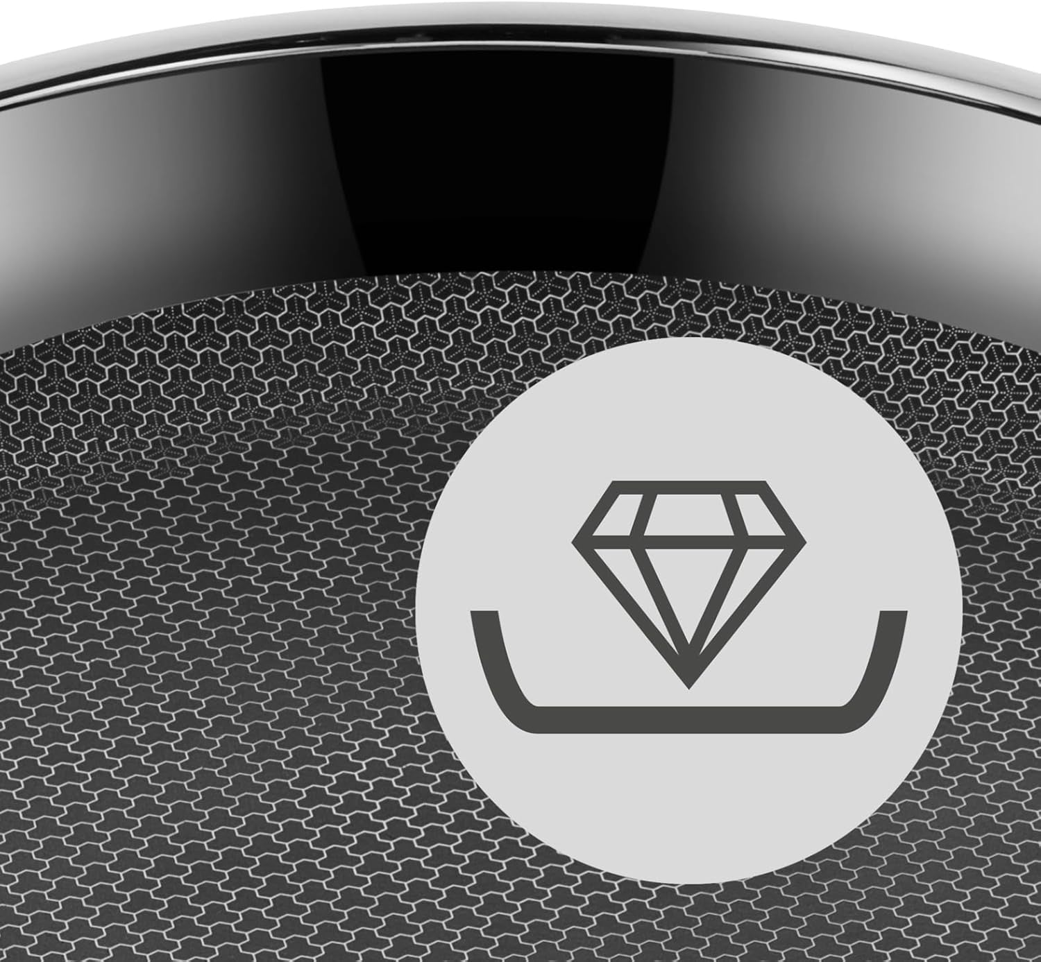 WMF Profi Resist indukciós serpenyő 24 cm, anyaga többrétegű bevonattal, méhsejt szerkezetű, rozsdamentes fogantyúval, sütőálló Fazekak és serpenyők Naty Shop