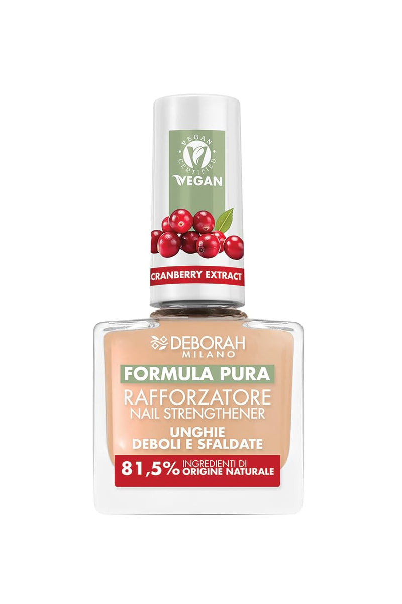 Milano Formula Pure Treatment All in One körömlakk, vegán, alap- és fedőlakkhoz, citrom kivonattal, revitalizál és csökkenti a sárgulást, 8,5 ml