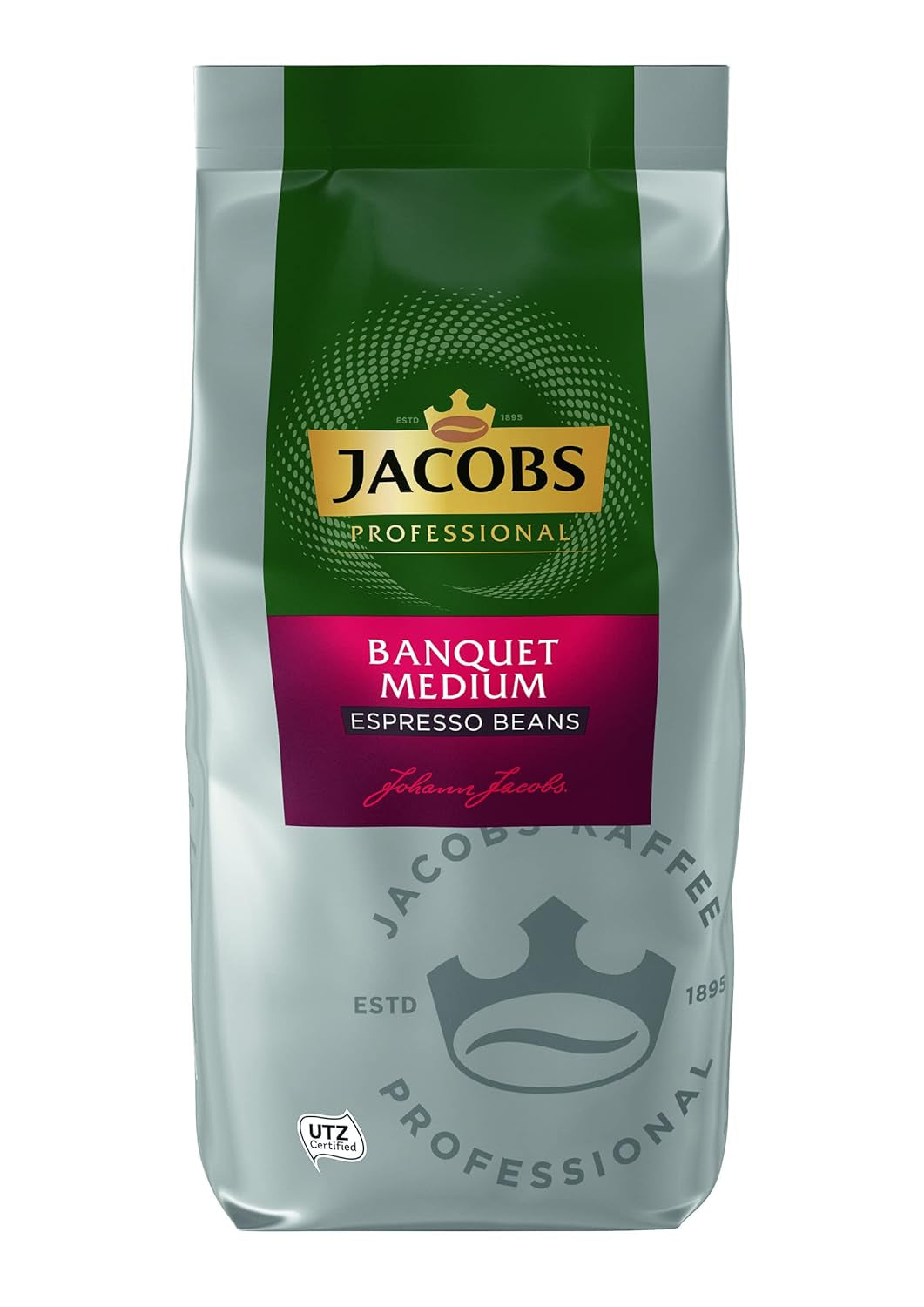 Jacobs Professional Le Grand Café krém, egész kávébab 1kg, enyhe, intenzitás 2/5 Coffee Naty Shop 1 kg bankett közepes eszpresszó
