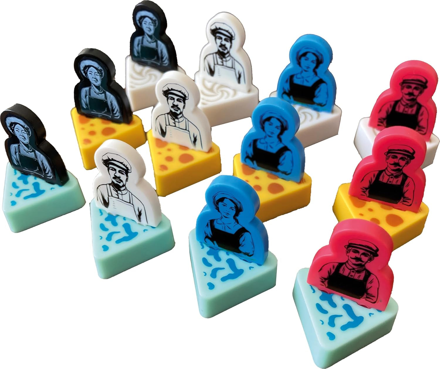 Asmodee - Sajt - Út a hírhedthez - Stratégiai Társasjáték - Munkáselhelyezés - Mestersajt - 14 év feletti korosztály - 1-4 játékos - 40 perc - Francia verzió