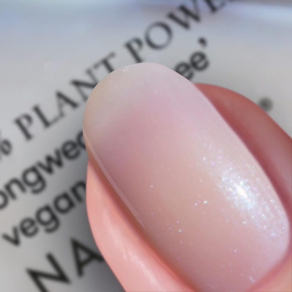 Nails Inc – RAGYOG VALAHOL Plant Power vegán körömlakk – 73%-ban növényi alapú, 100%-ban vegán és Cruelty Free – tökéletes manikűr, csillogó gyöngy – a környezetbarát körömművészetért