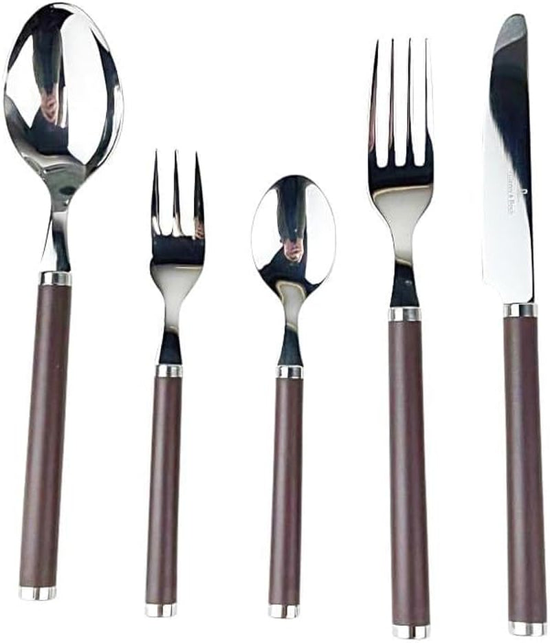 Villeroy And Boch Play Chocolate Brown evőeszközök, max 6 személyes, 30 db, rozsdamentes acél, barna műanyag nyél Kitchen Naty Shop