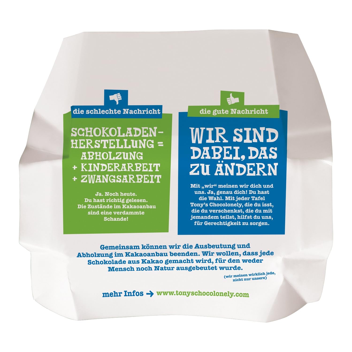 Tony's Chocolonely - Étcsokoládé mandulával és tengeri sóval 90g