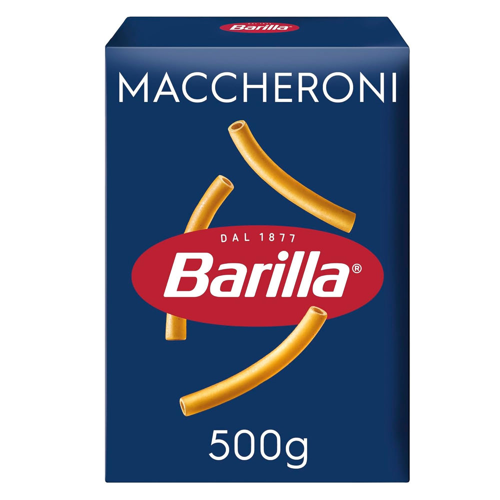 Pasta Barilla Classic Maccheroni sz. 44 db kiváló minőségű durumbúza, mindig al dente, 500g