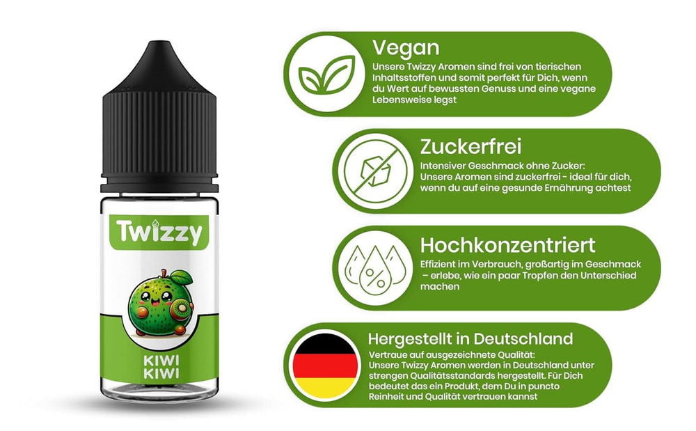 Twizzy Koncentrált Kiwi Aroma, 30 ml Aromas Naty Shop