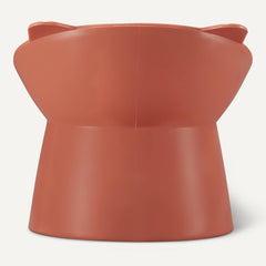 Amazon Basics Futternäpfe für Katzen, Katzenohrform, 2er-Pack, 13,2 × 13,2 × 11,4 cm, narancssárga és kék