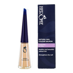 Erősítő hatású Herome natúr rózsaszín körömlakk - Francia manikűrhöz alkalmas körömlakk - Körömerősítő üde rózsaszín színnel - 10ml.