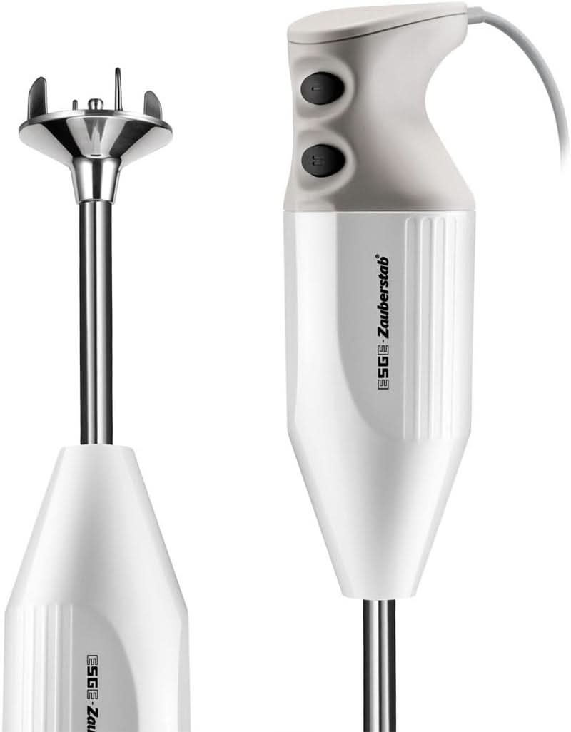 Esge-Zauberstab M 122 S, Stabmixer Weiß, Mit Zubehör, Bis 14 000 U/min, 90310 Kitchen Naty Shop