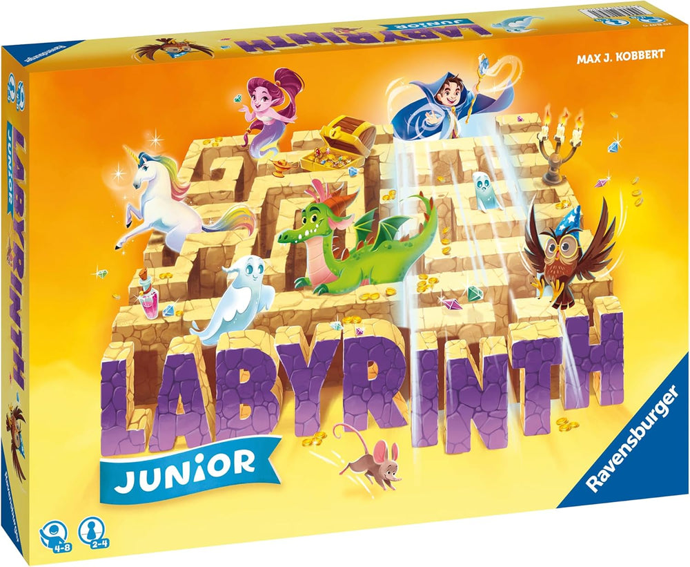Ravensburger Gyermekjáték 20847 - Junior Labyrinth - Családi klasszikus kisgyermekek számára, Játék 4 éves kortól - Társasjáték 2-4 játékos számára, Junior Edition