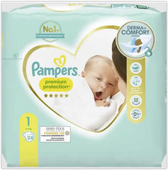 Pampers pelenka babáknak 0 méretű (1,5-2,5 kg) prémium védelem, 24 db, kényelem és védelem Pampers Softest