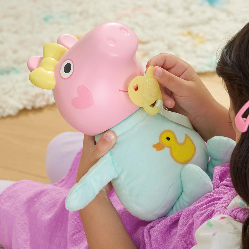 Peppa Pig Păpușa Interactivă Evie, 28 cm, cu 20 de sunete și multe funcții, set de jucării pentru copii de la 3 ani în sus
