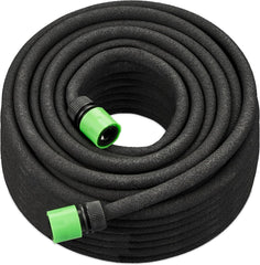 Furtun de picurare Relaxdays, 50 m, furtun de udare pentru udarea straturilor înalte și a gardurilor vii, furtun de grădină, negru