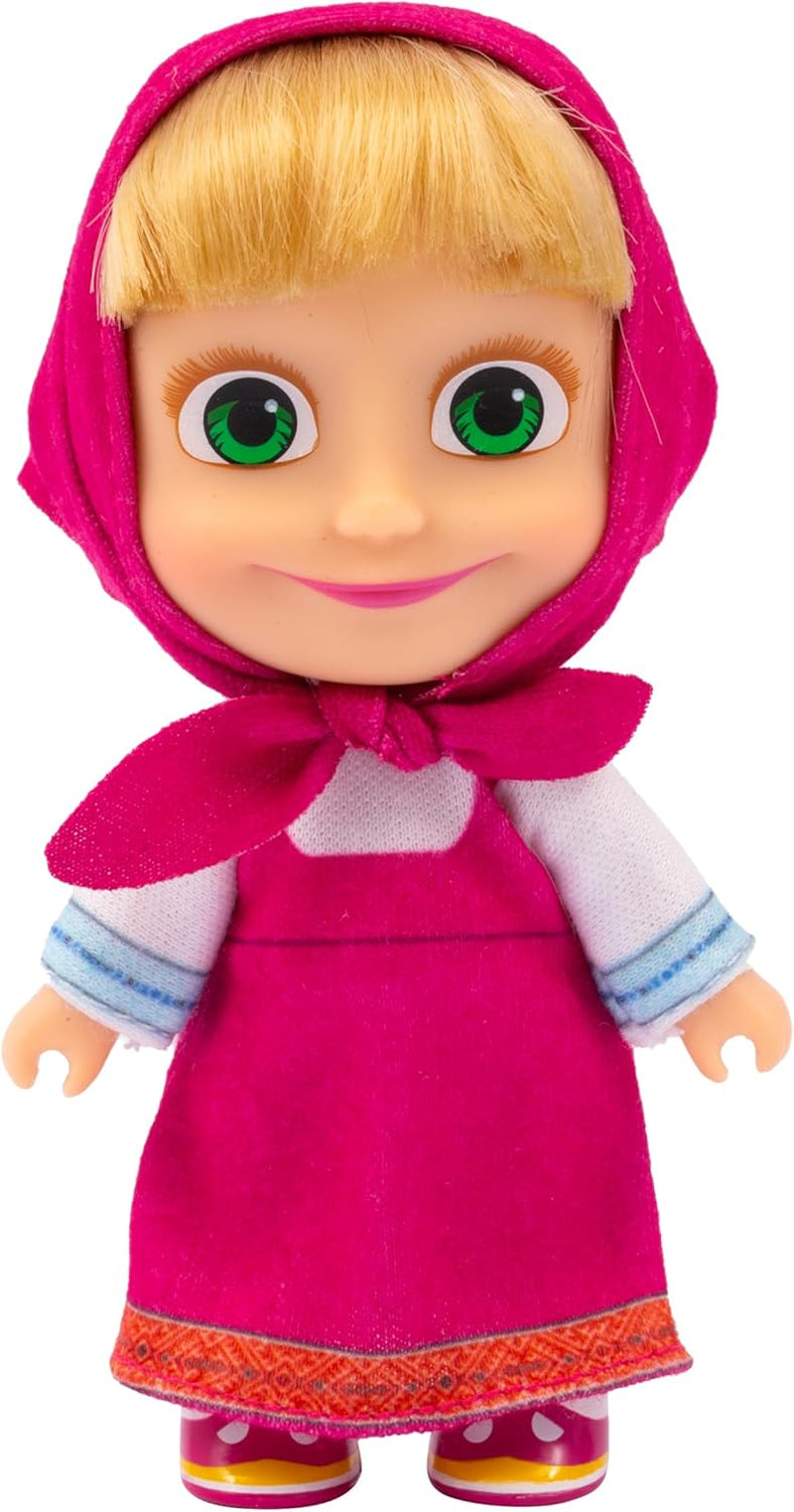 Masha & Michka, Puppe, 12 cm, zum Sammeln, Modell Sommeroutfit, Spielzeug für Kinder ab 3 Jahren, , MHA001