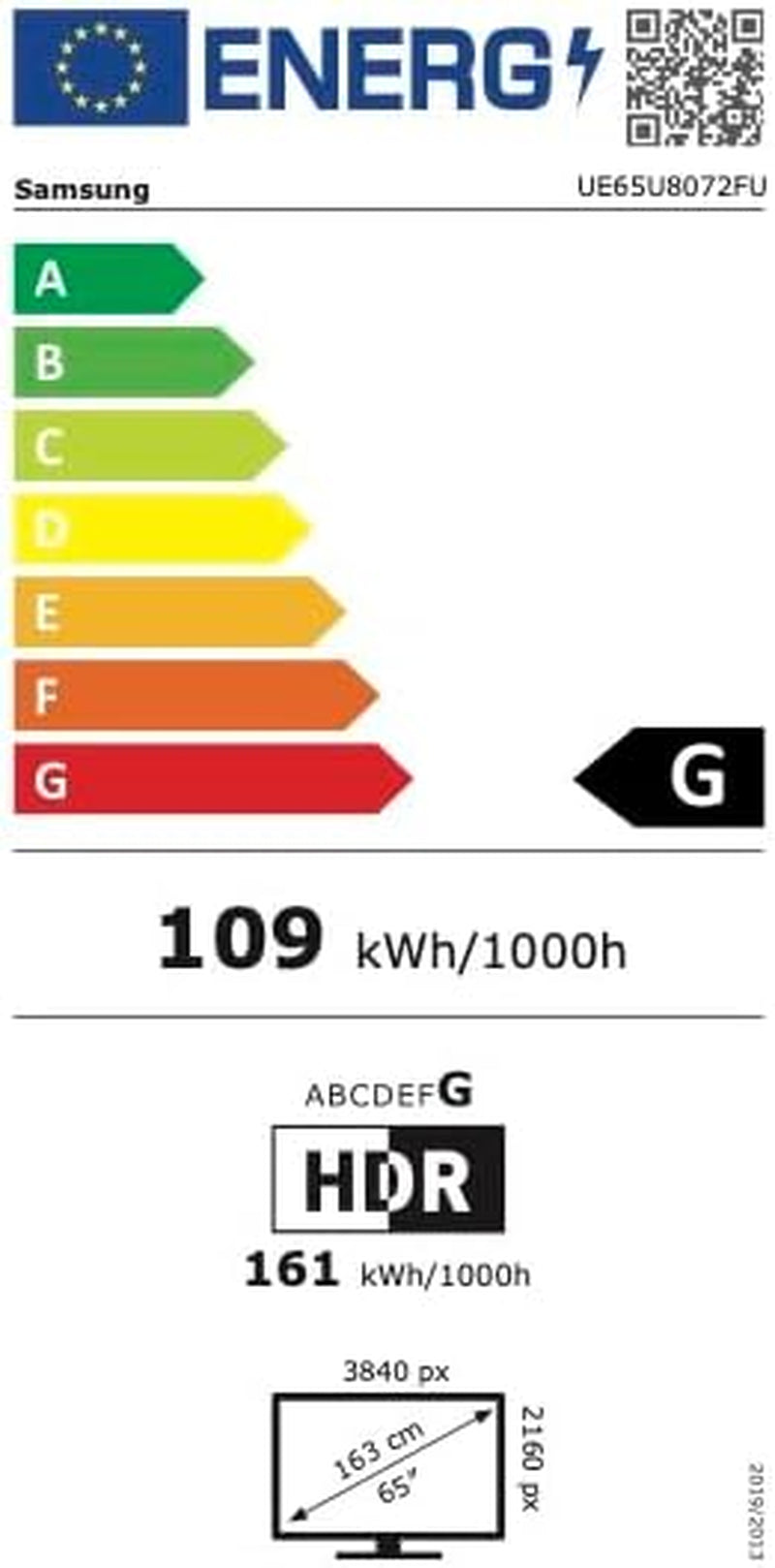 Televizor LED Samsung Crystal UHD 4K U80F de 65 de inci (163 cm), procesor Crystal 4K, design MetalStream, SmartThings, securitate Knox, hub de gaming, upscaling AI, gratuit... [Versiune maghiară]