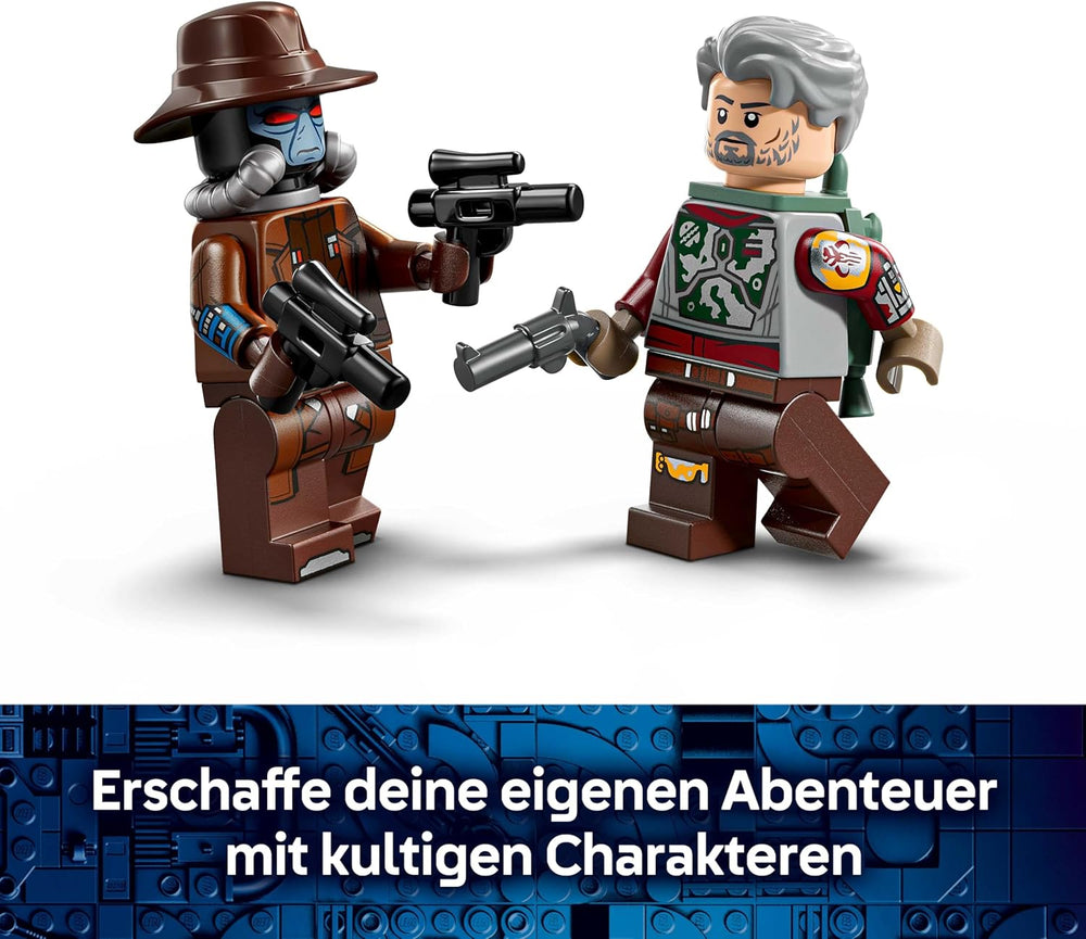 LEGO Star Wars 75437 Cobb Vanths Speeder - inkl. Cobb Vanth & Cad Bane minifigura sowie Blaster & Jetpack - Geschenk für Jungen ab 7 Jahren und Fans von The Mandalorian