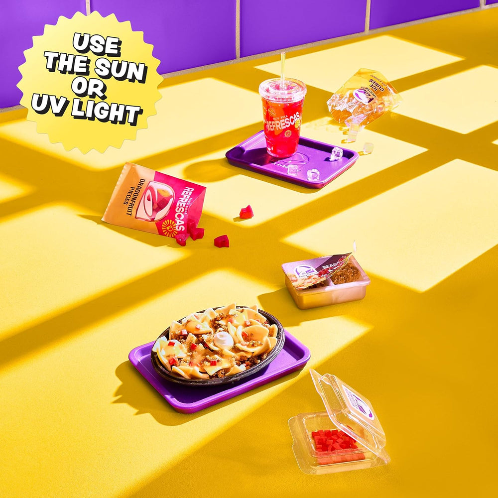 MGA's Miniverse Make It Mini Taco Bell Series 1 - Mini-Sammlerstücke, DIY, Kunstharz-Bastelspiel, Nachgebildete Lebensmittel, Nicht Essbar, Für Sammler & Kinder ab 8