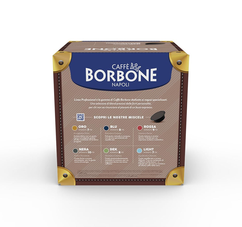 Caffè Borbone Don Carlo Blaue Blend - 50 Kapseln - Kompatibel mit Lavazza®* A Modo Mio®* Haushalts-Espressomaschinen