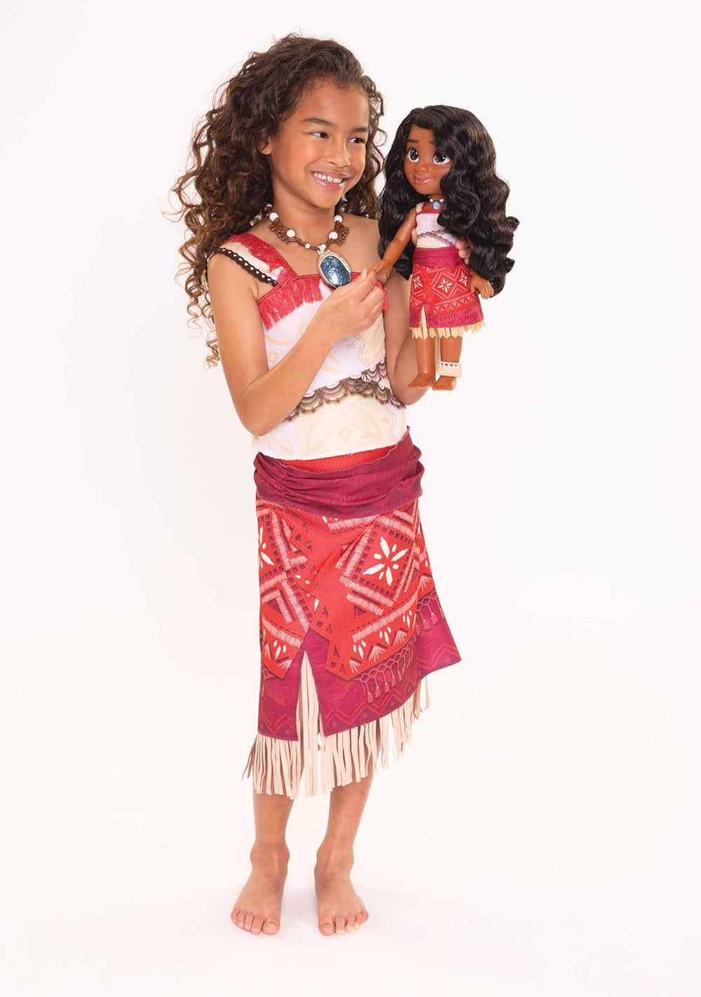 Disney - Moana 2 - Singende Puppe Moana, mozgatható - Größe 35 cm - Polinéz ruházat - Frisierbares Haar - Spielzeug für Mädchen ab 3 Jahren