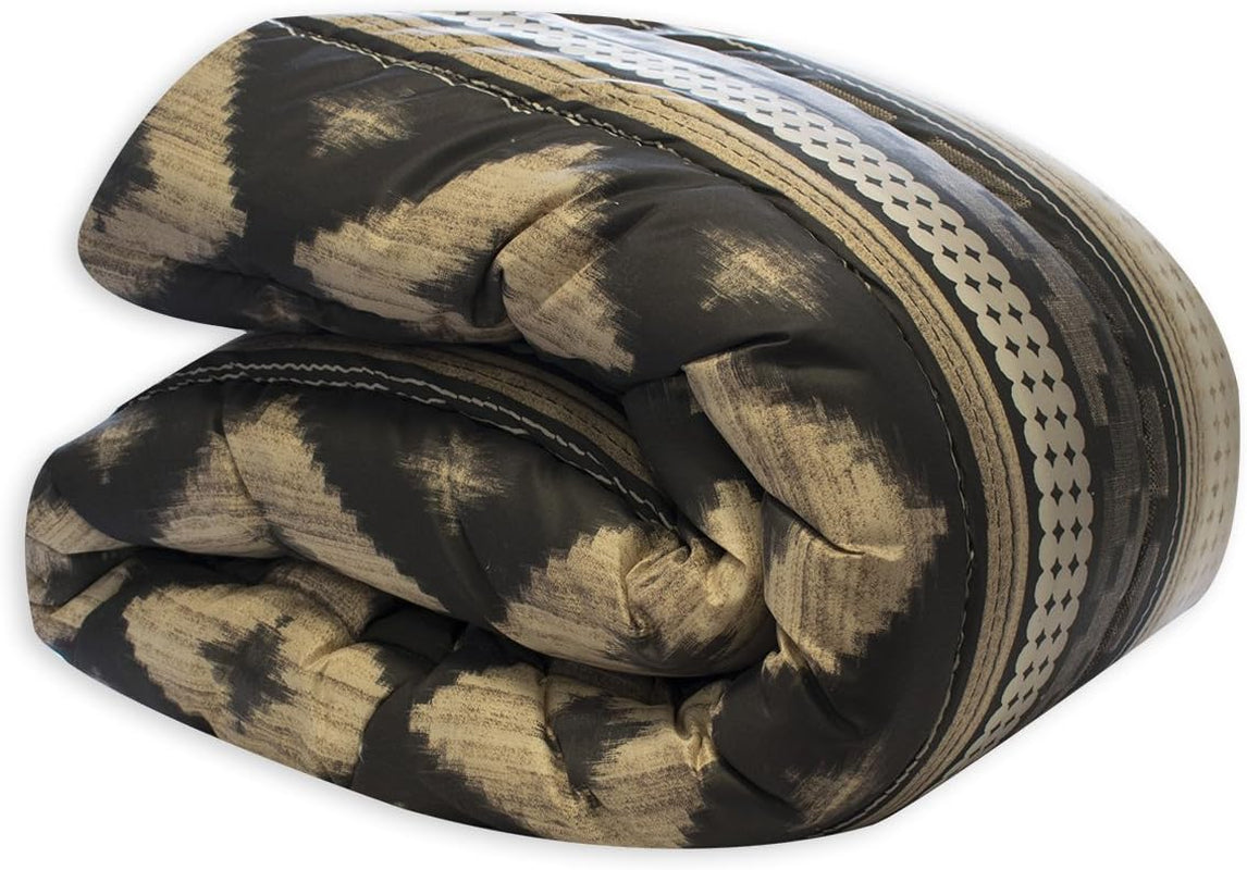 Bleu Câlin bicolor kifordítható paplan 2 személyes, mikroszálas, bordó/borsos, 220X240 cm Paplanok és paplanok Naty Shop Okker/Szürke 220 X 240 cm