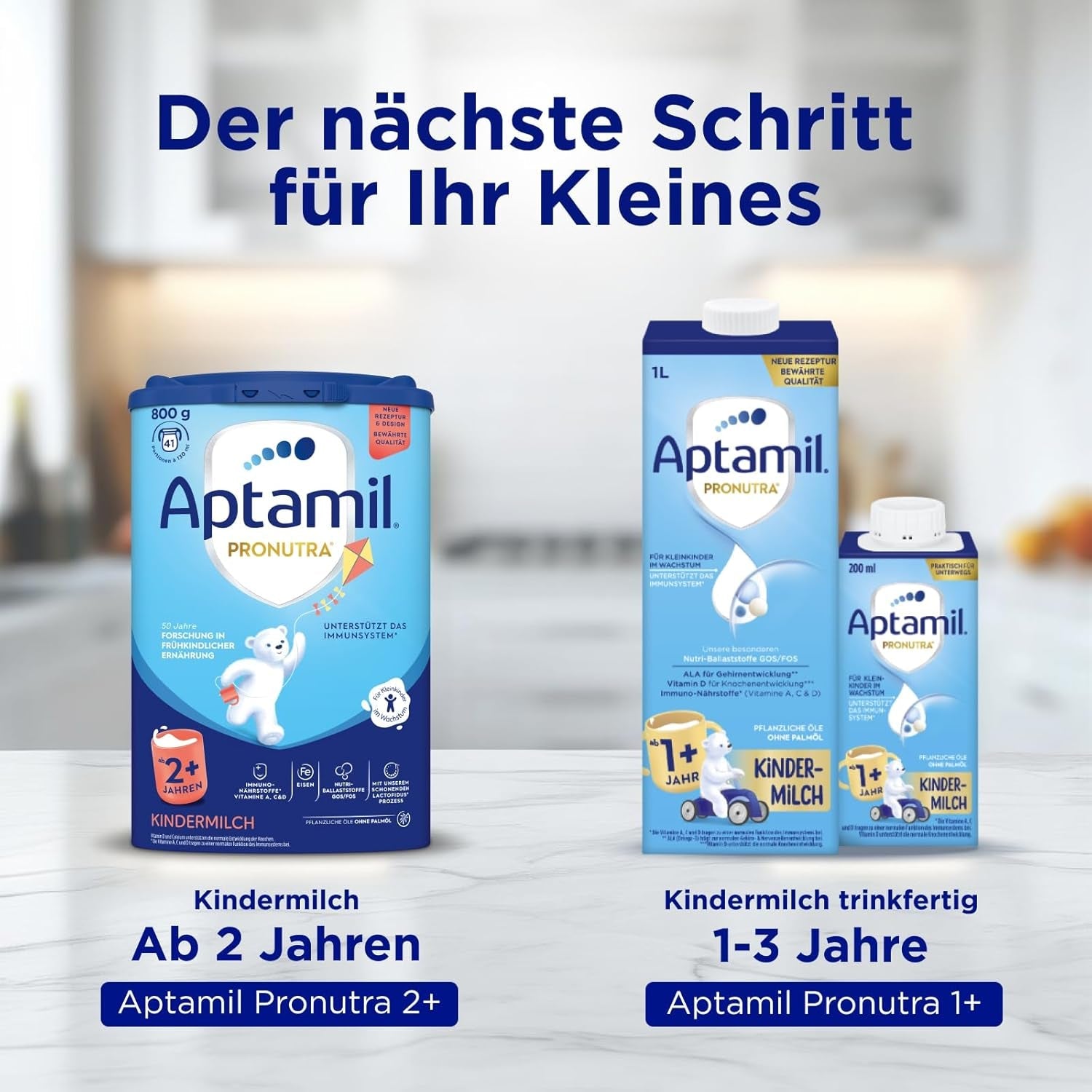 Aptamil Lapte de creștere 1 Plus – Lapte de creștere de la 1 an – 800g
