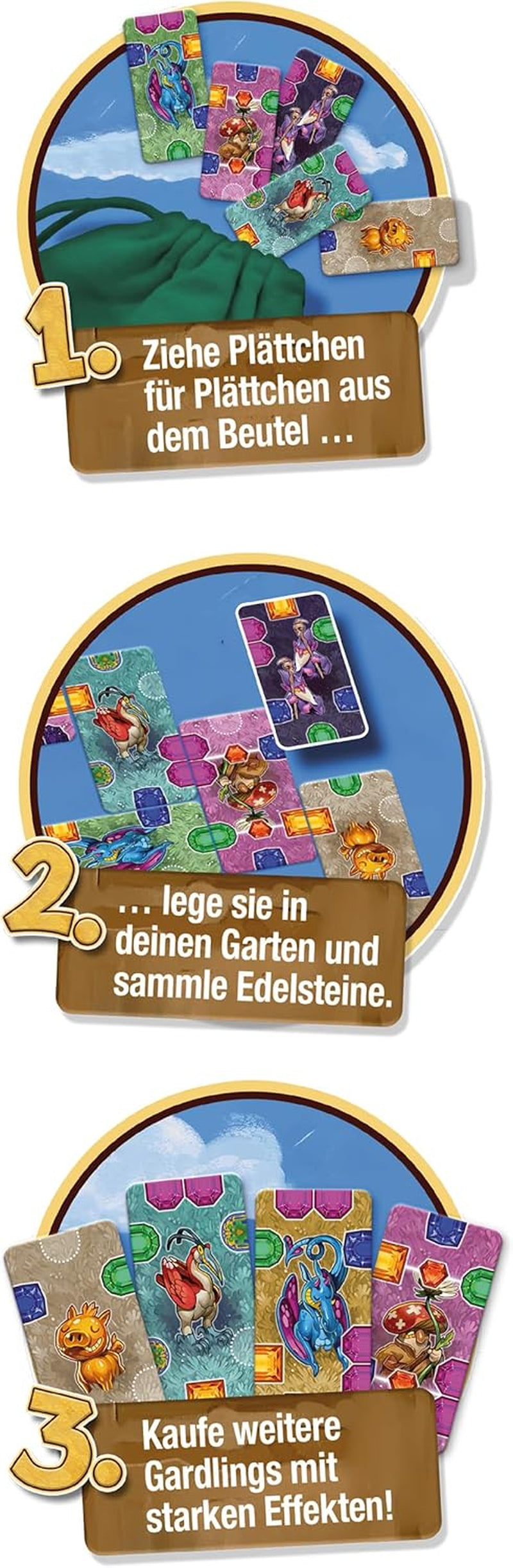 Schmidt Spiele 49465 Gardlings, Táskaépítő játék
