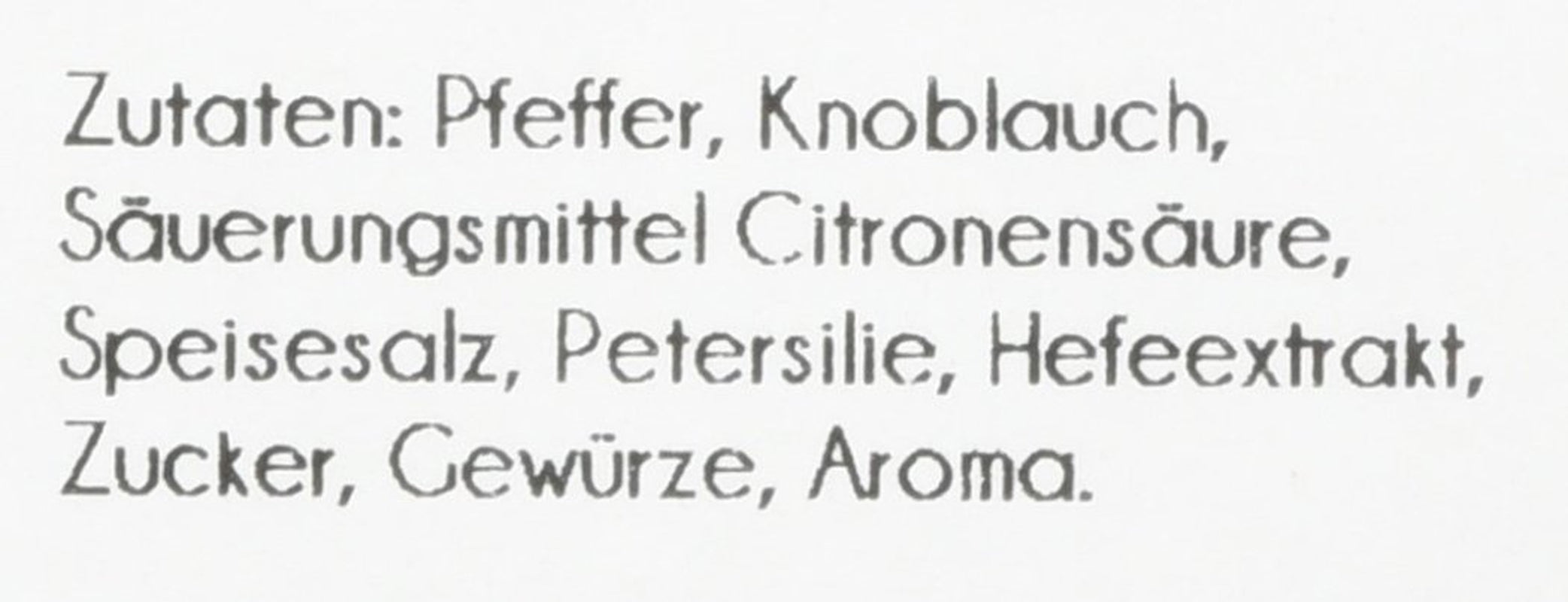 Knoblauch-Pfeffer 600 g, 1er csomag (1 x 0,6 kg)