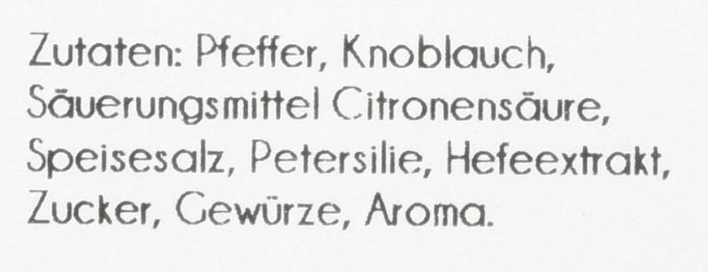 Knoblauch-Pfeffer 600 g, 1er csomag (1 x 0,6 kg)