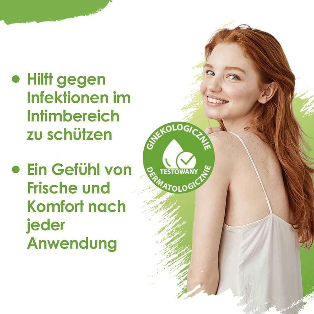 OLA hârtie igienică umedă - (1X40 bucăți) Șervețele umede - extract de mușețel și acid lactic, spălabile, piele sensibilă - 40 bucăți