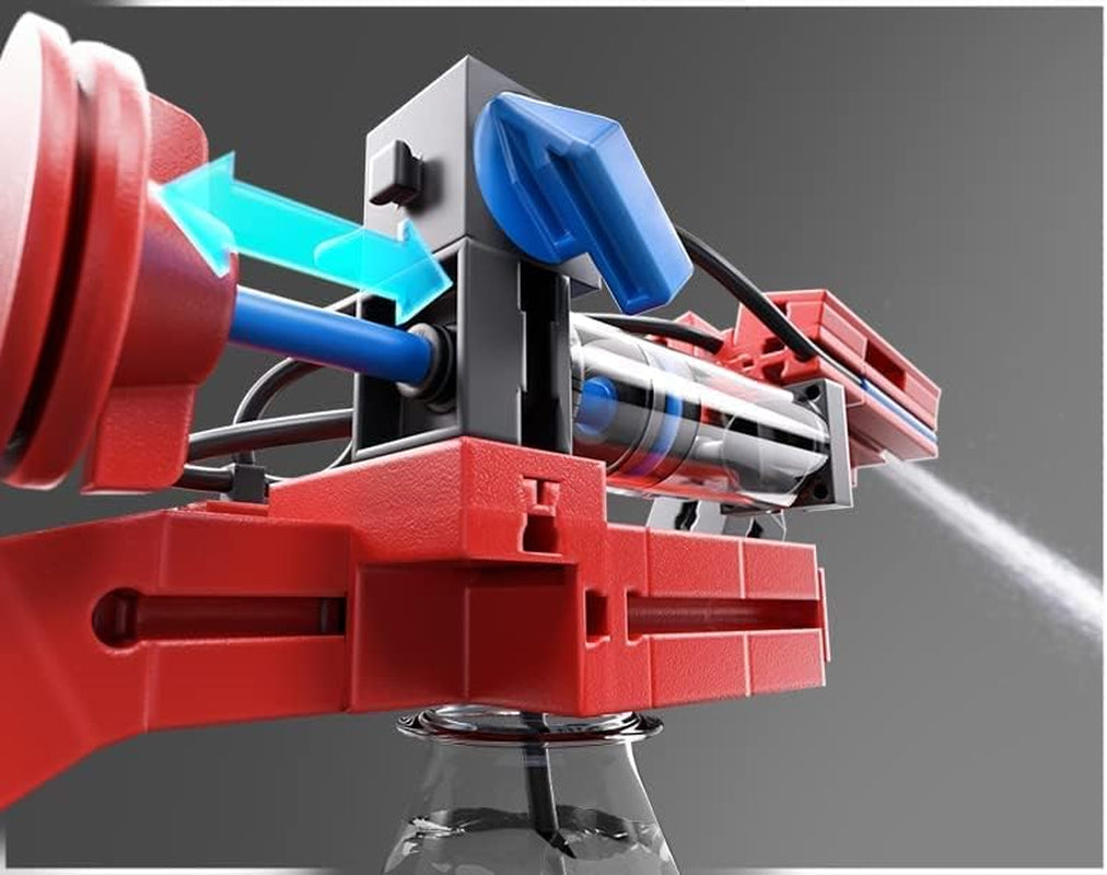 fischertechnik 564069 Advanced Firefighter – Bausatz für Kinder ab 7 Jahre, Experimentierbaukasten mit Feuerwehrauto & Spritzfunktion, elősegíti a műszaki megértést, Schwarz, Mittel