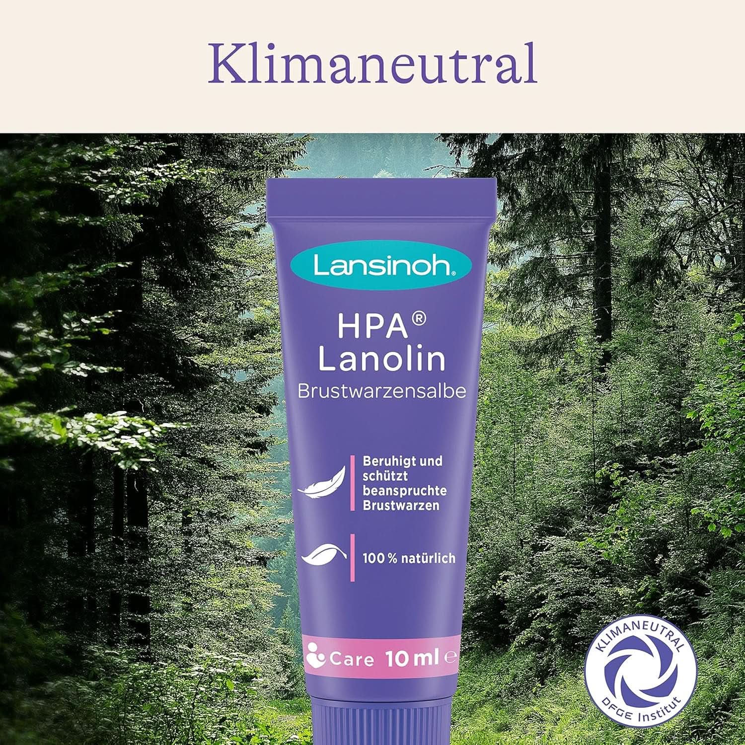 Lansinoh HPA Lanolin Brustwarzensalbe, 10 ml - 100% Natürlich - Beruhigt & Schützt Beanspruchte Brustwarzen - Klimaneutral, 10940, Farblos kiegészítők élelmiszer- és szoptatási bababolt