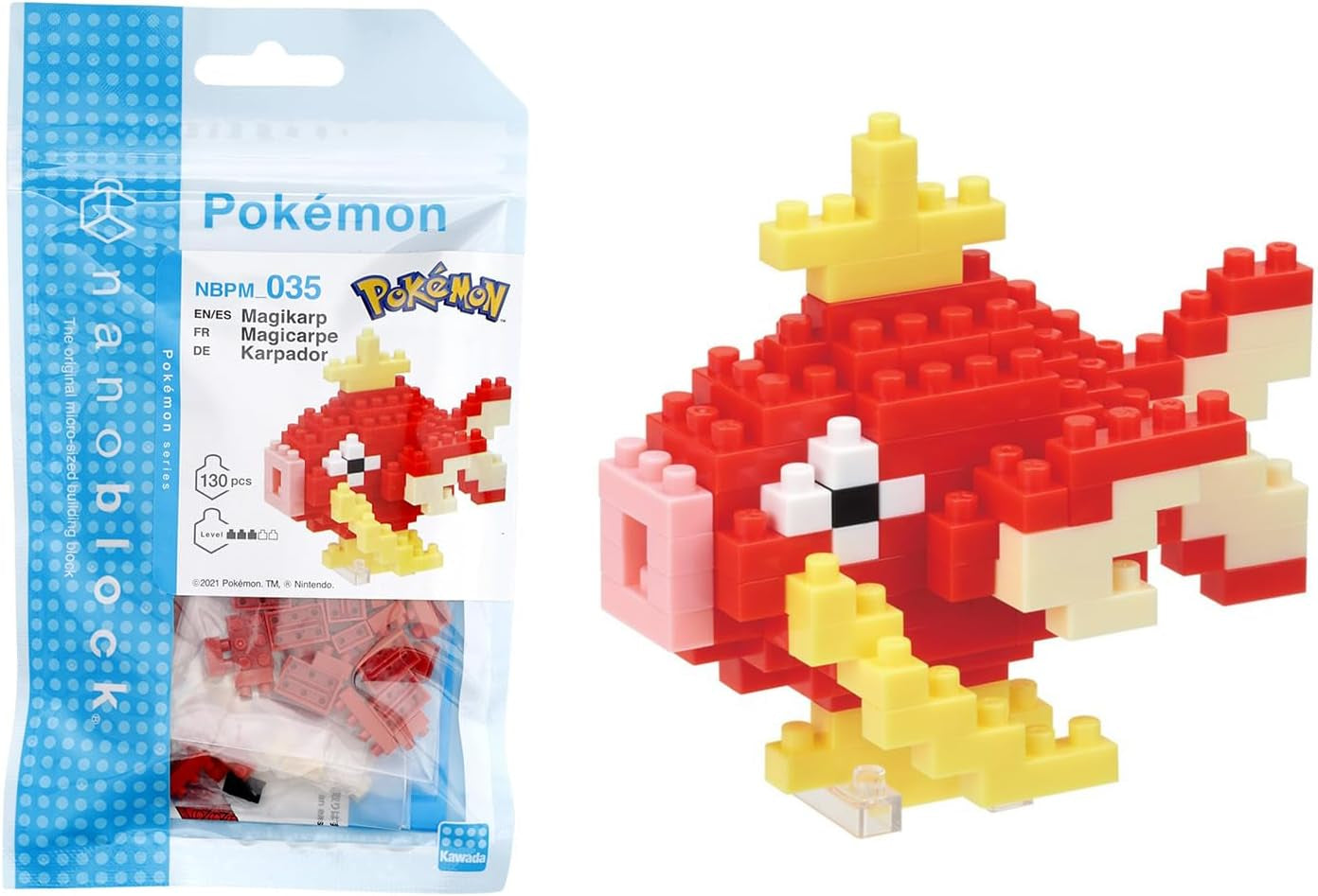 nanoblokk Pokemon Pikachu NBPM-001, S