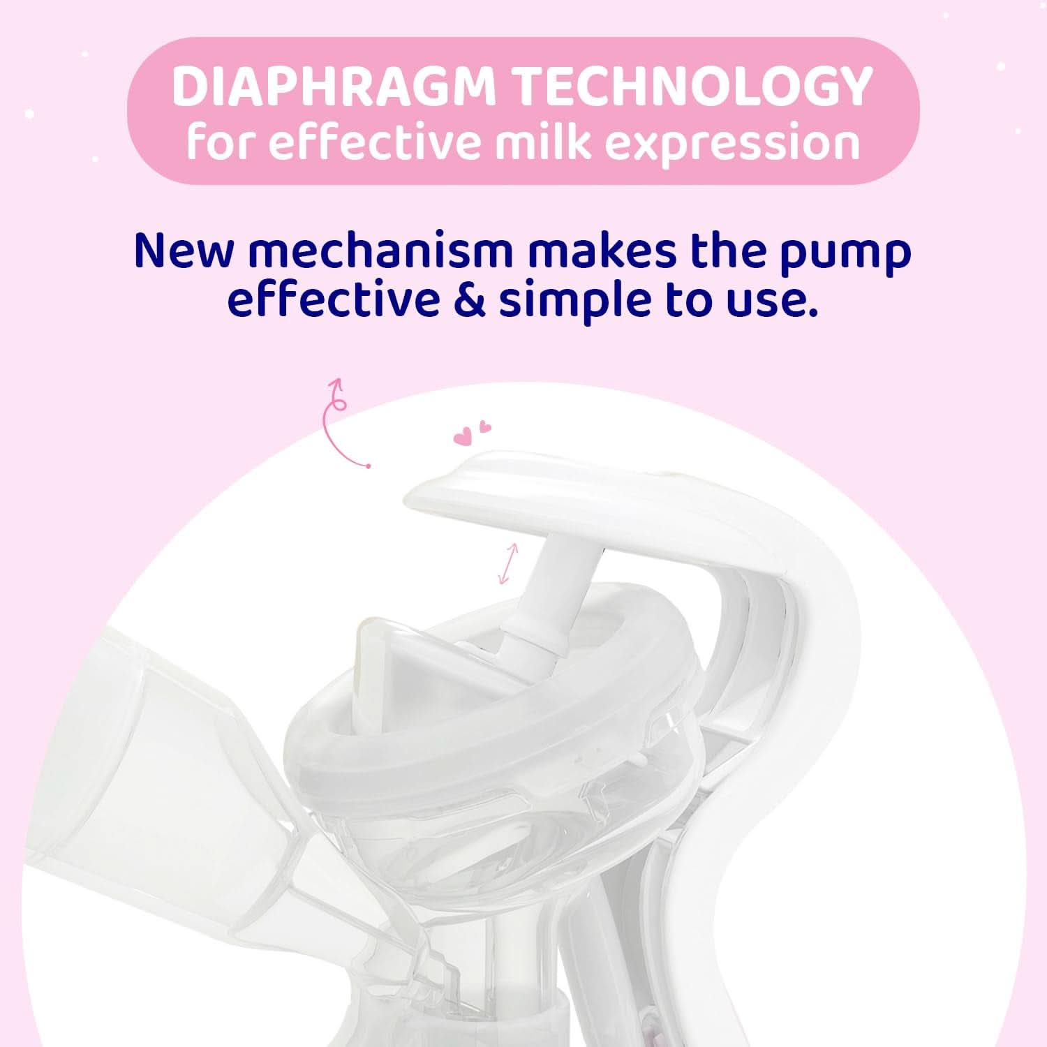 Chicco Natural Feeling kézi pumpa, mellszívó ferde cumival és hermetikus kupakkal cumisüveggé válik - 150 ml Élelmiszer és szoptatási kiegészítők Bebe Naty Shop