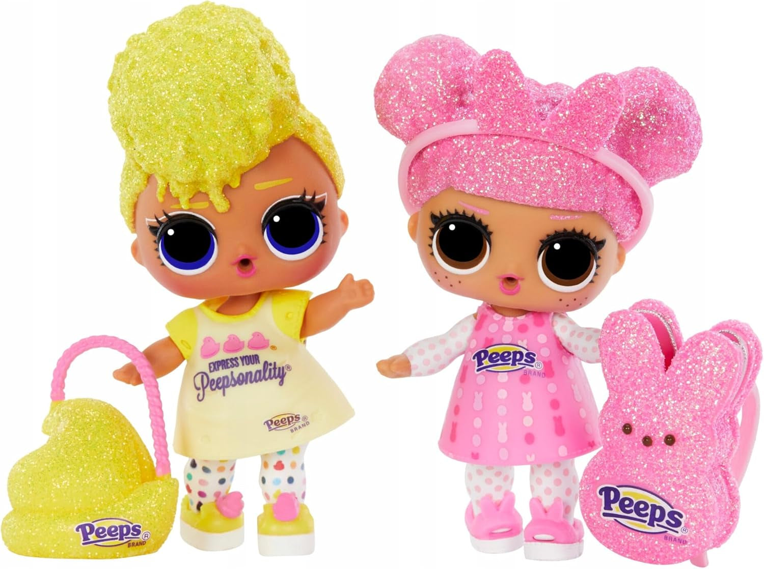 L.O.L. Surprise! Loves Mini Sweets Peeps - Tough Chick - Limitierte Auflage mit Frühlingsthema - Sammlerpuppe mit 7 Überraschungen - Für Mädchen, Jungen und Sammler ab 4 Jahren