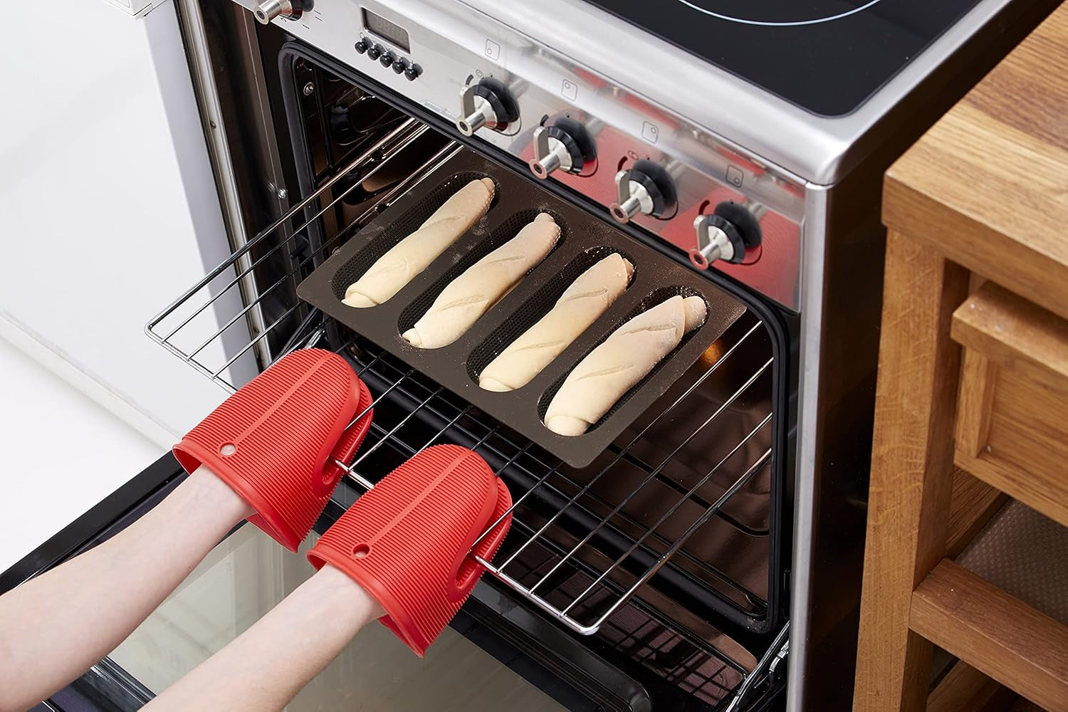 Lékué-Brotbackset, Szilikon, barna, 30 x 25 x 15 cm (3000085SURM017)