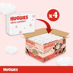 Huggies Ultra Comfort pelenkák, 3-as méret (4-9 kg), Disney dizájn, 168 db