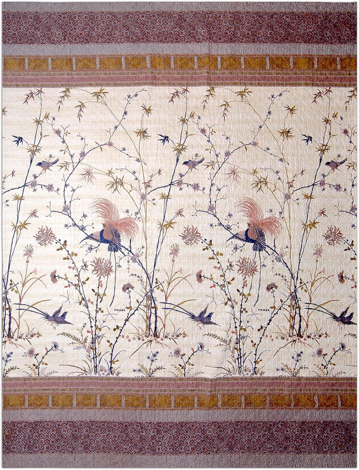 Bassetti Fong ágytakaró, 100 57 szál per cm² / töltet: 100% tiszta pamut, krém, 220X255 cm Bassetti ágyak és huzatok krém 220x255 cm