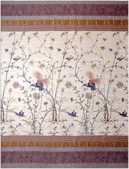 Bassetti Fong ágytakaró, 100 57 szál per cm² / töltet: 100% tiszta pamut, krém, 220X255 cm Bassetti ágyak és huzatok krém 220x255 cm