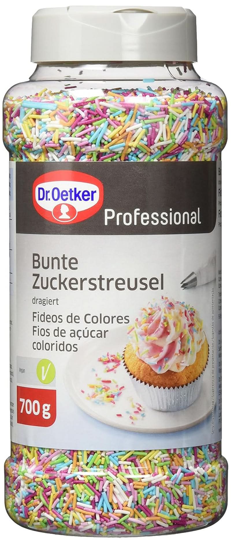 Dr. Oetker Professzionális színes cukros szórók sütéshez és díszítéshez, 700 gramm Naty Shop alapértelmezett cím