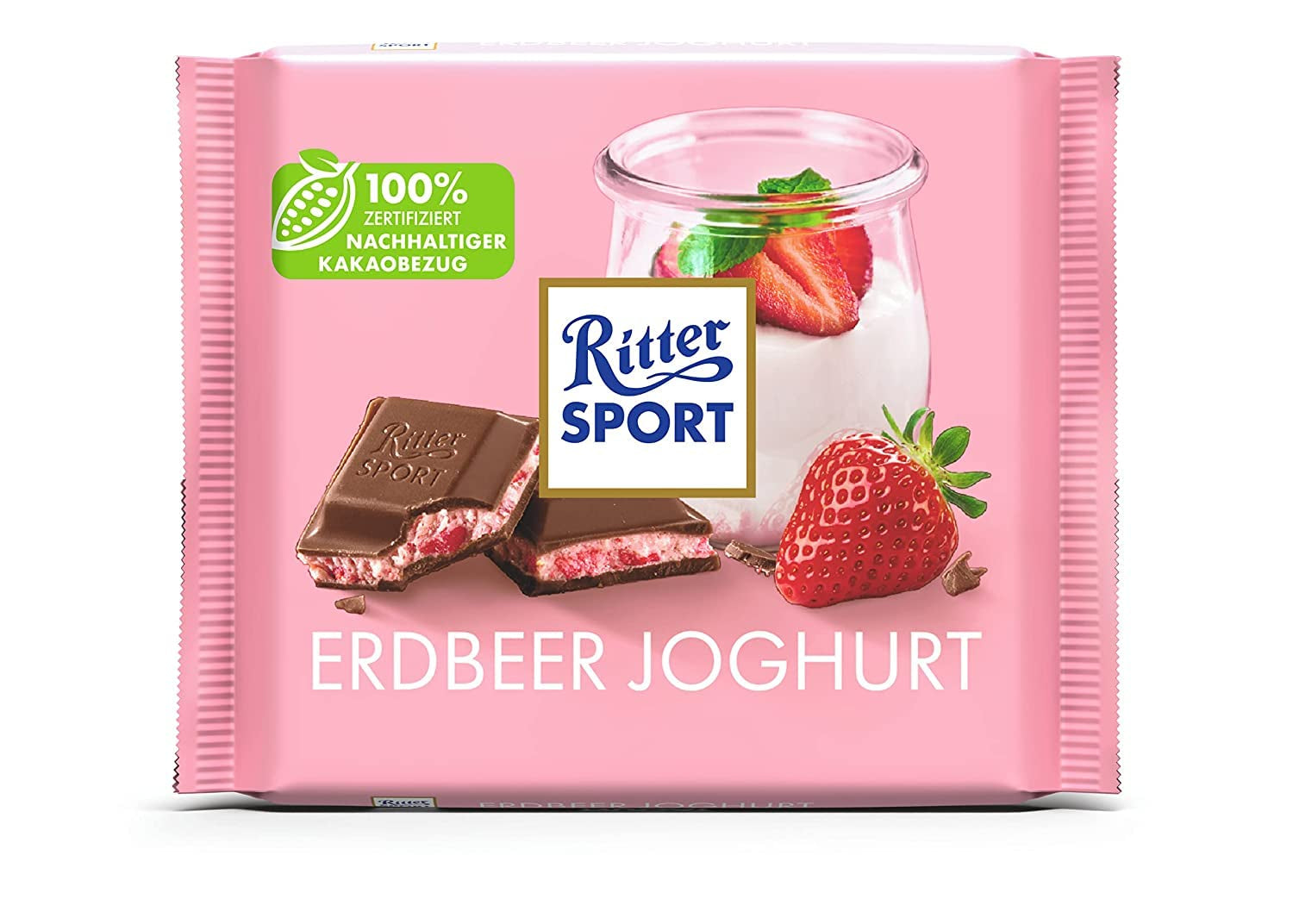 Ritter Sport 250 g alpesi tejcsokoládé, A legfinomabb teljes tejcsokoládé krémes ízzel, Klasszikus csokoládé, ossza meg barátaival, 11 tábla x 250 g