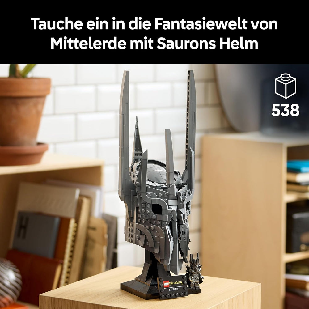 LEGO Icons 11373 A Gyűrűk Ura: Szauron sisakja, játékkészlet