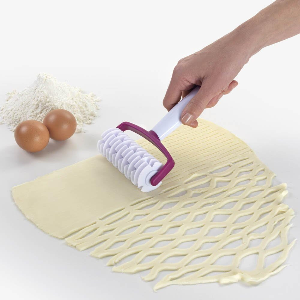 Metaltex Teigrolle, 18x7cm, Weiß