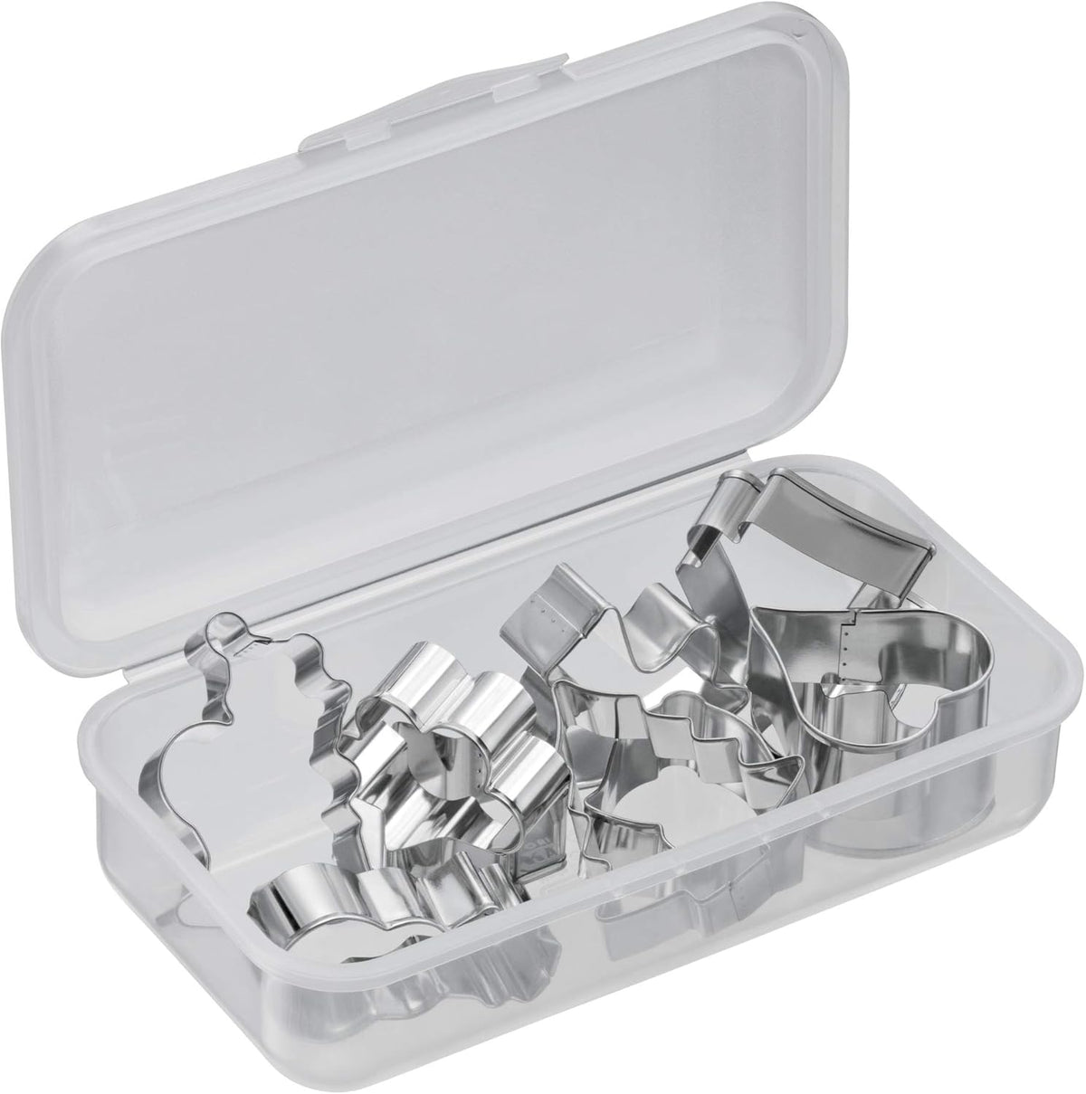 Set original de forme pentru biscuiți Kaiser de Crăciun, 11 piese, cu cutie de depozitare, forme pentru biscuiți, forme pentru biscuiți, pentru decuparea biscuiților/biscuiților/fondantului, 23,4 x 12,5 x 7,1 cm